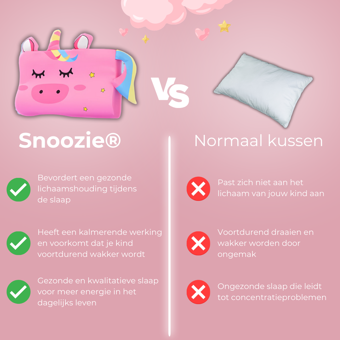 Snoozie® - Het kinderkussen voor een betere nachtrust